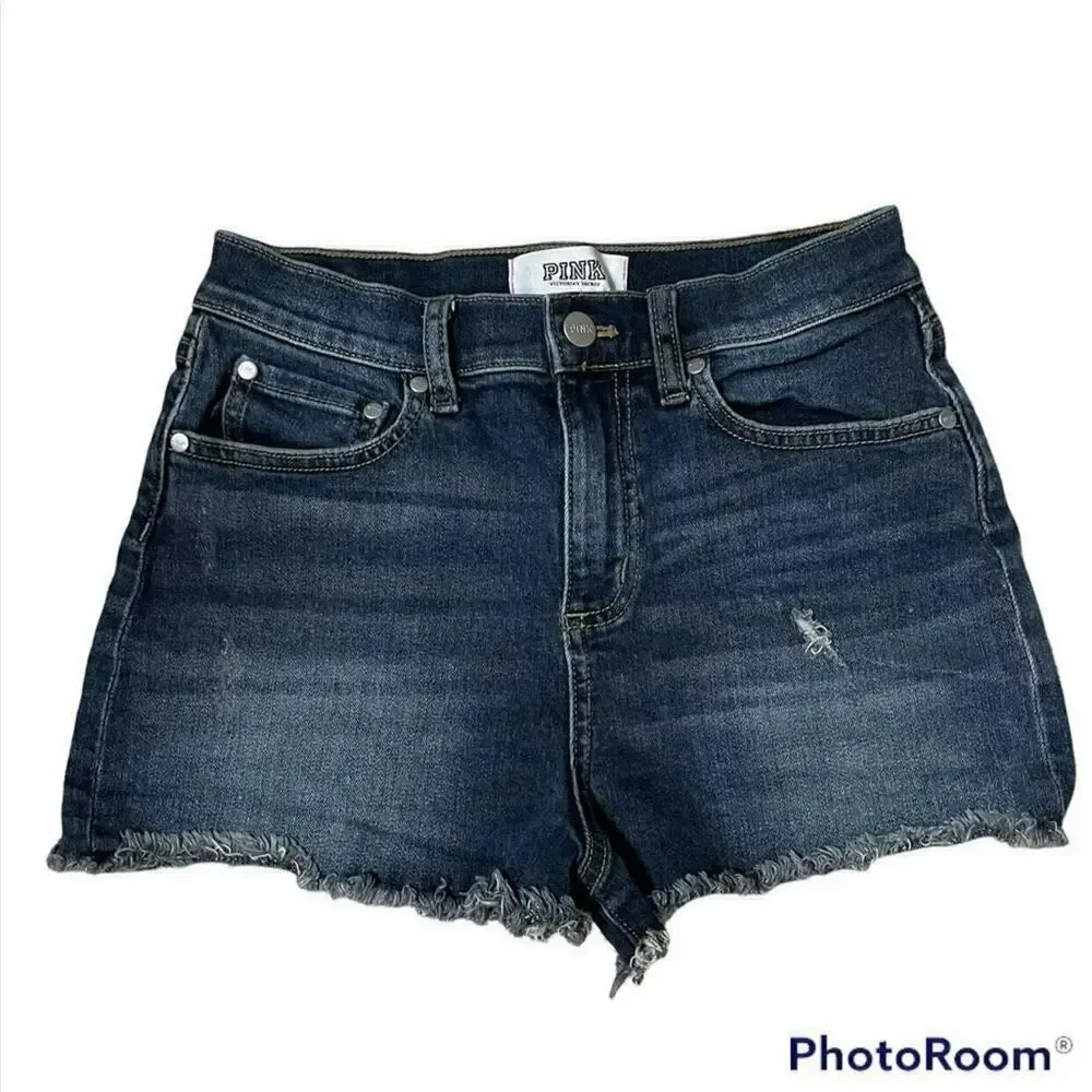 Victoria's Secret PINK High-Waist Demin Shorts​​